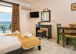 Krevet ili kreveti u jedinici u okviru objekta Sea View Hotel