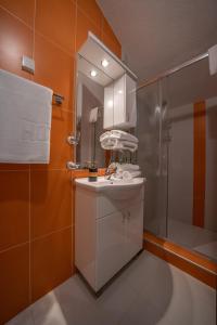 Et badeværelse på Apartments Paskovic