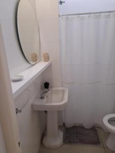 Koupelna v ubytování Departamento moderno y luminoso, en planta baja, con patio y excelente ubicación