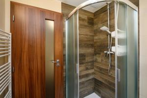 Kúpeľňa v ubytovaní Apartmány Závětří + 37 fotografií