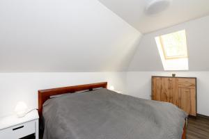 Posteľ alebo postele v izbe v ubytovaní Apartmány Závětří