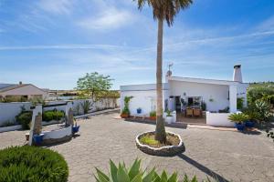 A garden outside espectacular villa con piscina en Conil CL-5C