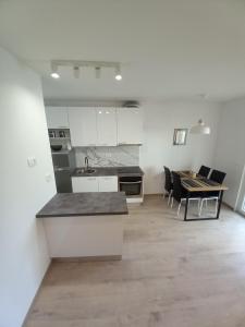 Kuchyňa alebo kuchynka v ubytovaní Apartment By the Mall