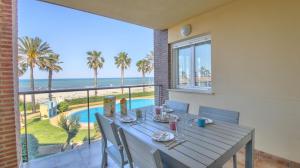 Balkón alebo terasa v ubytovaní Residencial Azul Marino