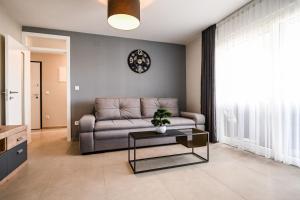 Część wypoczynkowa w obiekcie Luxury Apartment Nina with sea view