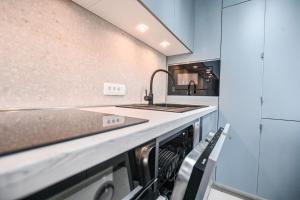 Kuchnia lub aneks kuchenny w obiekcie Luxury Apartment Nina with sea view