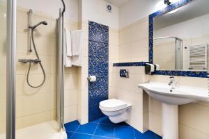 Koupelna v ubytování Hotel Pan Tadeusz
