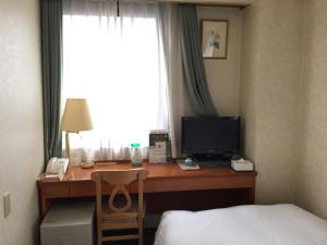 TV a/nebo společenská místnost v ubytování Ueno Terminal Hotel + 10 fotografií
