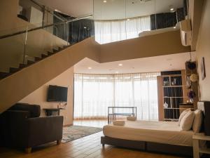Posezení v ubytování Bangi Perdana Hotel