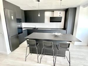 Kuchyňa alebo kuchynka v ubytovaní Apartamento en Ametlla de Mar SEA VIEW HAUS FREE WIFI