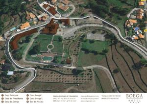 a map of a city with roads and buildings at Alojamento Local Boega Hotel - Casas Boega I e II in Gondarém +3 photos