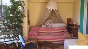 Postel nebo postele na pokoji v ubytování Lovely flat in Center of Nafplio