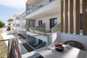 Balkón nebo terasa v ubytování Asteras Hotel