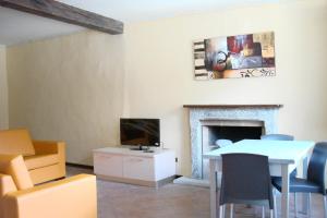 TV a/nebo společenská místnost v ubytování Apartments Cabianchi