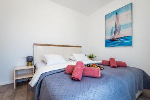 Posteľ alebo postele v izbe v ubytovaní VILLA PRESTIGE + 37 fotografií