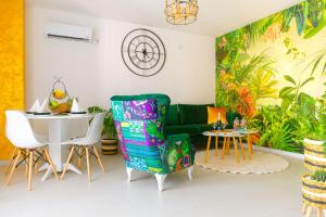 Posezení v ubytování Apartman GREEN
