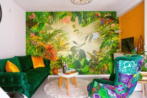 Posezení v ubytování Apartman GREEN