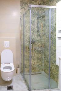 Koupelna v ubytování Apartman GREEN