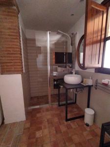 Kúpeľňa v ubytovaní Casa Silca
