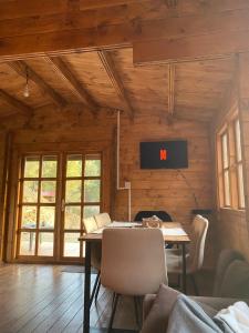 TV a/nebo společenská místnost v ubytování Bosco Paradiso