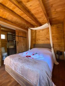 Postel nebo postele na pokoji v ubytování Bosco Paradiso