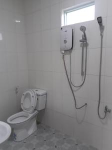 Phòng tắm tại Nguyet Que Homestay & Tours