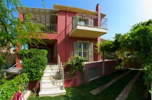 A garden outside Stamoulis Villas