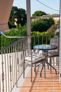 A balcony or terrace at Agis home