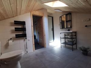 Koupelna v ubytování Wellness Hotel Koliba