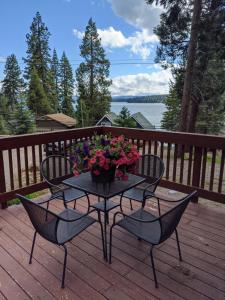 A balcony or terrace at Camp Almanor at Big Springs