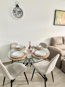 A seating area at ISLAND SUITES