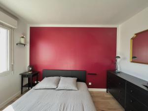 Postel nebo postele na pokoji v ubytování APPT LANTON PLAGE - PORT 6 Voyageurs