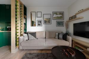 Posezení v ubytování Wine Apartment Gdynia