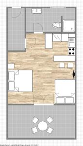 Půdorys ubytování Apartments Đerek Pisak