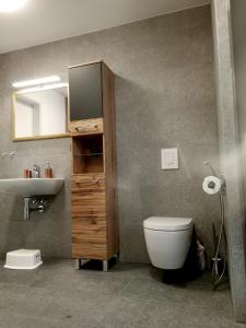 Phòng tắm tại Apartmán Pod sjezdovkami