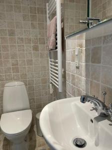 Koupelna v ubytování Vita og Pouls Gård - Guesthouse