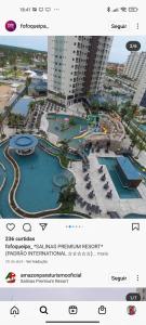 a screenshot of a website of a resort at Salinas Premium Resort in Salinópolis