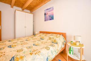 Łóżko lub łóżka w pokoju w obiekcie Apartment Fjaka
