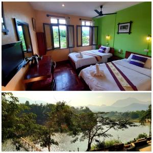 琅勃拉邦的住宿－水明漾河景酒店，相簿中的一張相片
