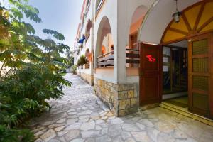 The facade or entrance of Casa Margarita