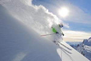 Lech Valley Lodge during the winter