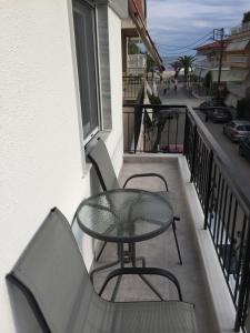 Balkón nebo terasa v ubytování Seaside Apartments Flogita