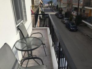 Balkón nebo terasa v ubytování Seaside Apartments Flogita