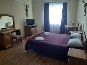 Кровать или кровати в номере Hotel Nikolet