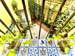 Balkon lub taras w obiekcie Hotel Conde de Cárdenas
