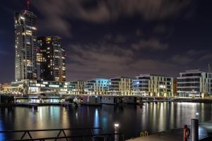 Widok na miasto Gdynia z tego apartamentu