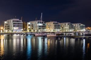 Widok na miasto Gdynia z tego apartamentu