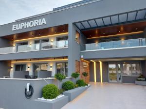 Das Gebäude in dem sich das Aparthotel befindet