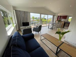 Χώρος καθιστικού στο Vakantiewoning De Schotsman