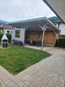Ogród w obiekcie Ferienhaus Am-moore
